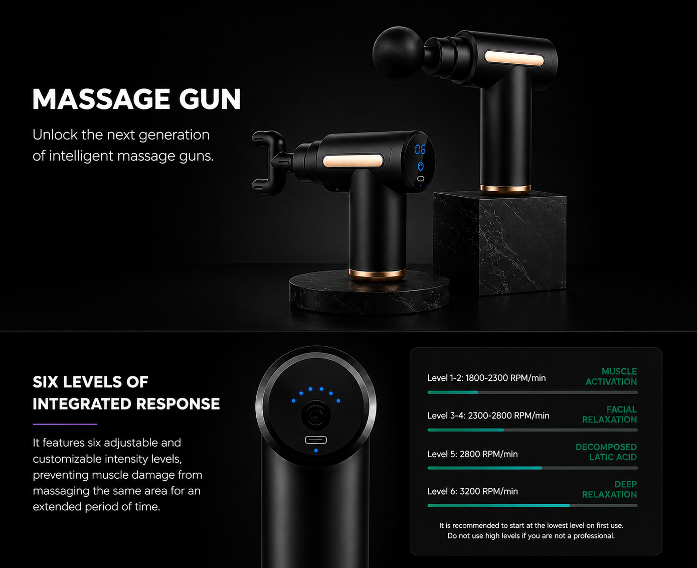 Zuveon Massage Gun — Deep Tissue Muscle Recovery